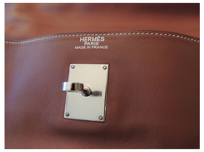 Hermès Kelly 50 VIAGGIO "RELAX" Caramello - vista 6