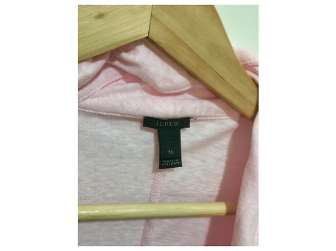 Chaqueta J.Crew rosa de mezcla de algodón con cuello chal - vista 3
