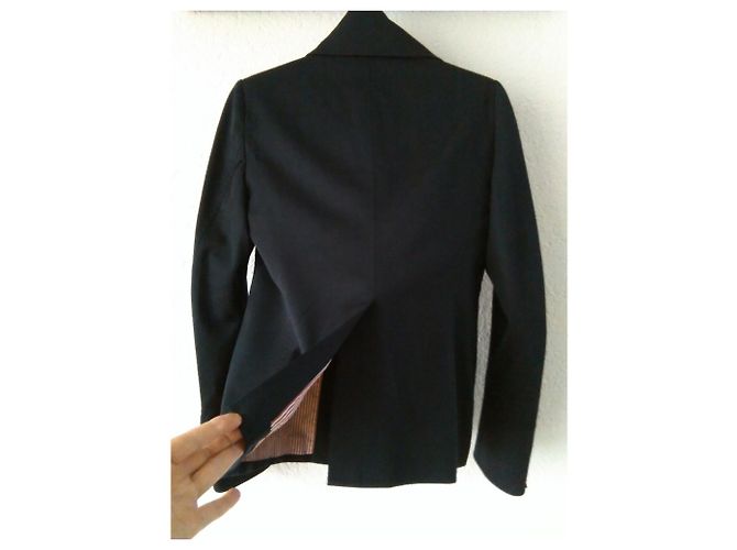 Dsquared2  gefütterte Breasted Jacket in Blau Marine - Ansicht 3