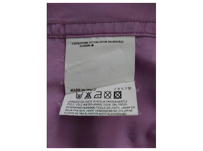 Dsquared2 Baumwollrosa Hemd Fuschia - Ansicht 5