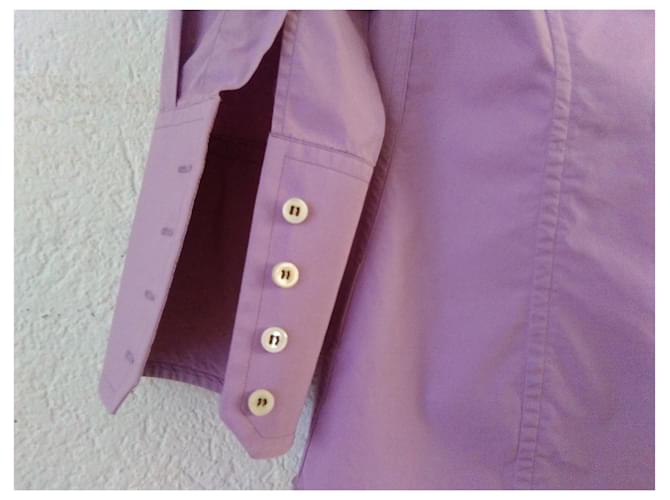 Dsquared2 Baumwollrosa Hemd Fuschia - Ansicht 7
