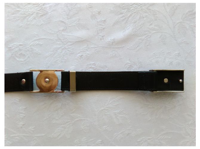 Cintura GIANNI VERSACE RARE 1997 PRE-DEATH d'epoca Nero - vista 6