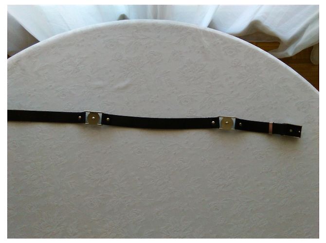 Cintura GIANNI VERSACE RARE 1997 PRE-DEATH d'epoca Nero - vista 7