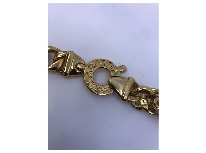 Autre Marque Bracciale Agatha a maglia dorata D'oro - vista 6