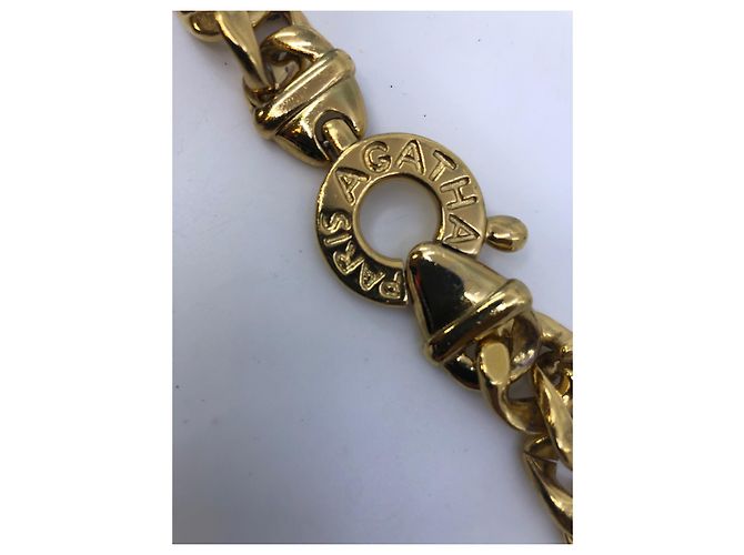 Autre Marque Bracciale Agatha a maglia dorata D'oro - vista 9