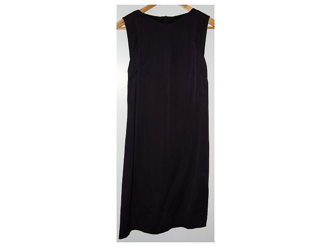 Vestido de seda Cacharel Morado Ciruela Púrpura - vista 6