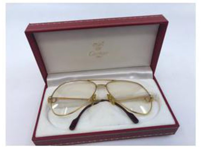 Cartier Pilotmodell Sonnenbrillen Golden - Ansicht 21