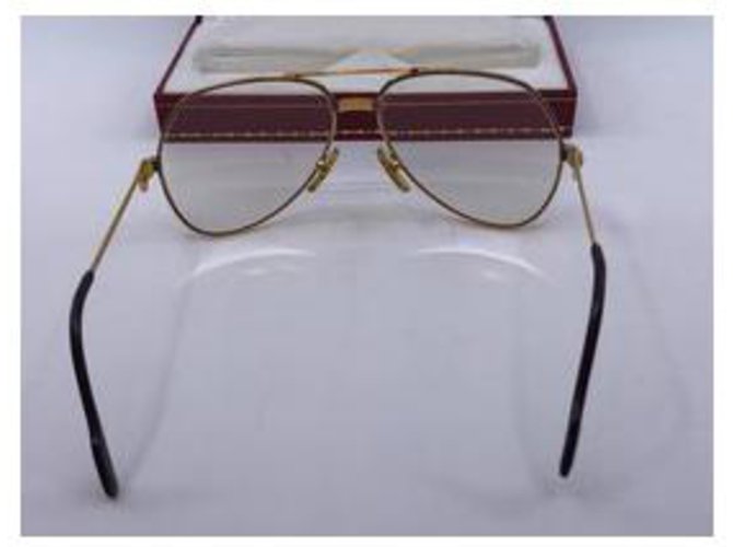 Cartier Pilotmodell Sonnenbrillen Golden - Ansicht 5