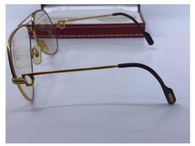 Cartier Pilotmodell Sonnenbrillen Golden - Ansicht 8