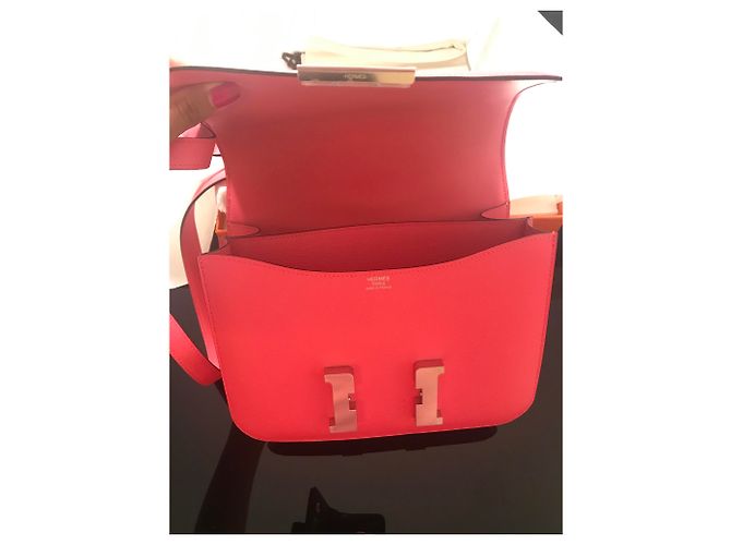 Hermès Constance 24 Pelle Evercolor Rosa - vista 3