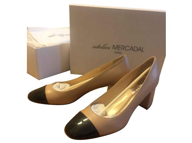 Atelier Mercadal Tacchi Nero Beige - vista 2