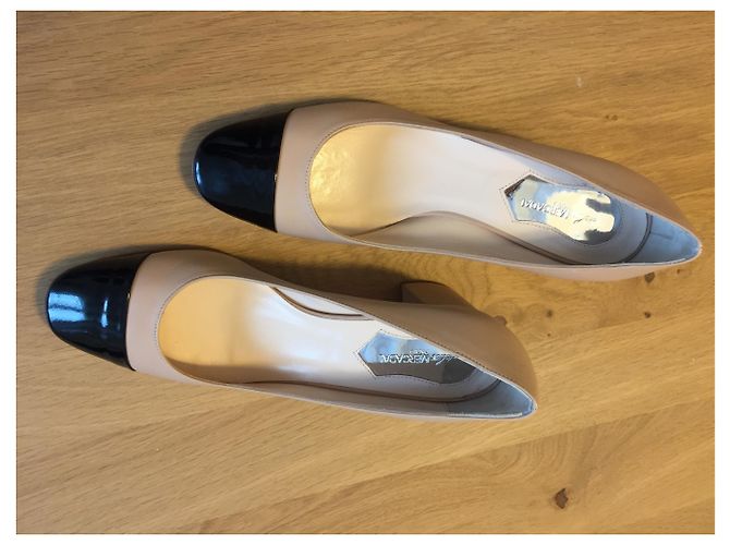 Atelier Mercadal Tacchi Nero Beige - vista 5