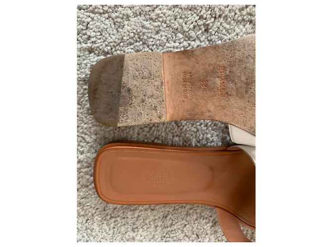 Hermès Mulas Oran Hermes Marrom Branco - vista 5