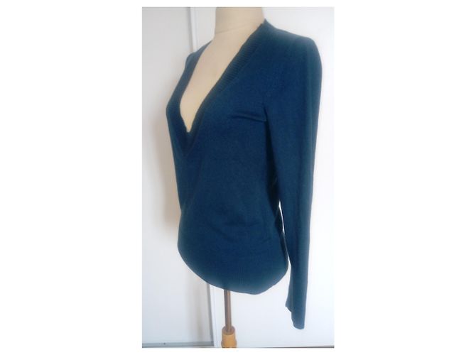 Banana Republic Pullover Pullover Bananenrepublik blau grün M sehr guter Zustand 38 Bella Swan - Ansicht 2