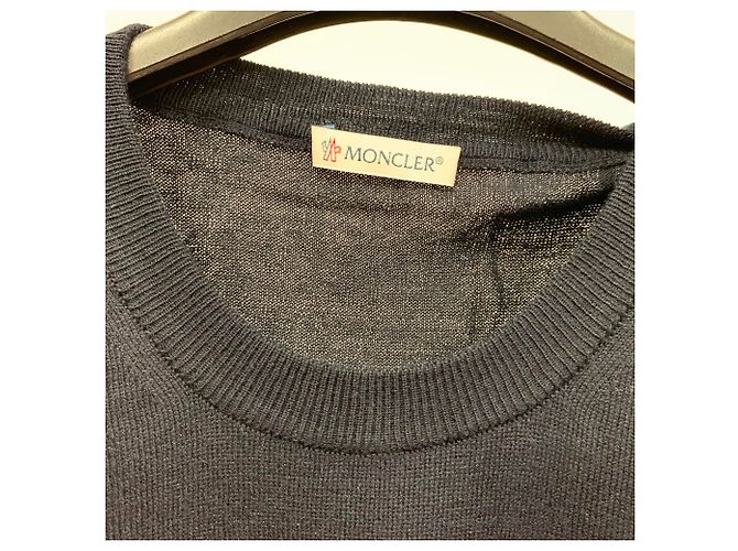 Moncler Dunkelblaues, blaues Strickoberteil - Ansicht 3