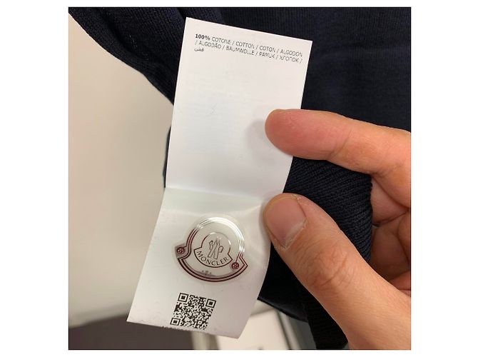 Moncler Dunkelblaues, blaues Strickoberteil - Ansicht 5