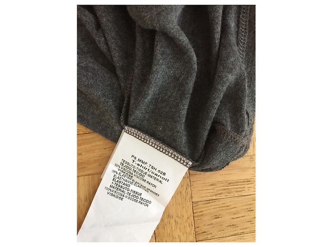 Top Max Mara de viscosa gris oscuro Gris antracita - vista 4