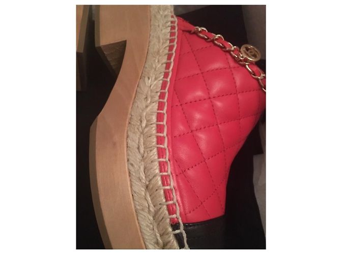 Chanel zuecos Roja - vista 4