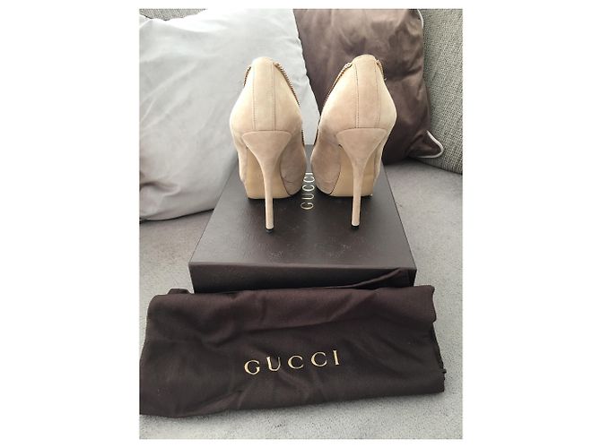 Peep Toe Wildleder Gucci Roh - Ansicht 3