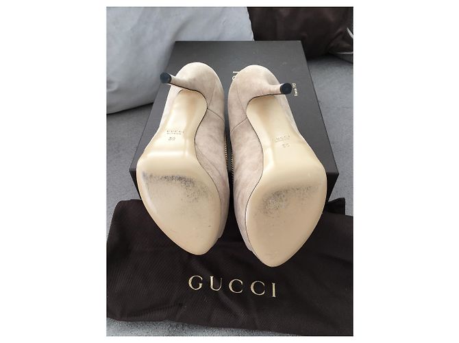 Peep Toe Wildleder Gucci Roh - Ansicht 4