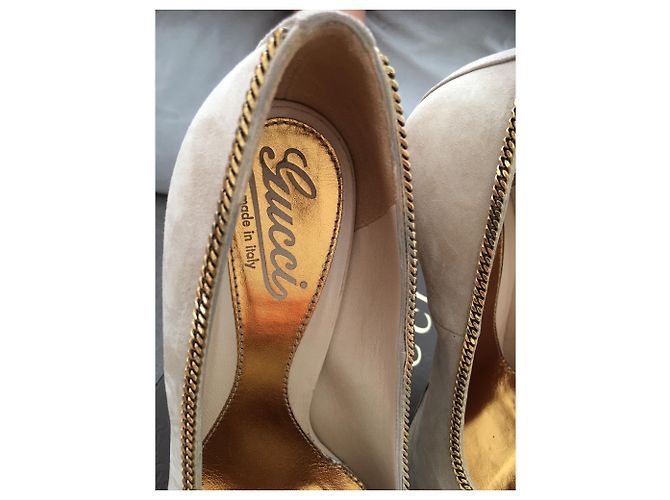 Peep Toe Wildleder Gucci Roh - Ansicht 5