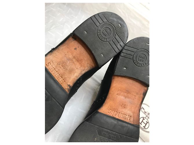 Hermès Stivaletti neri Brighton Nero - vista 10