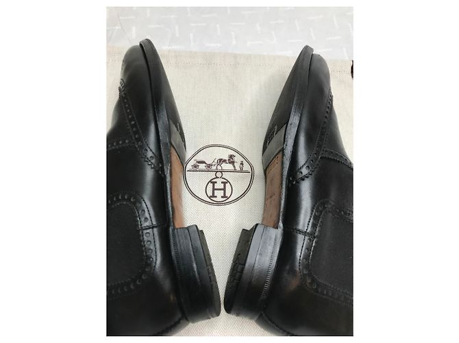 Hermès Stivaletti neri Brighton Nero - vista 5