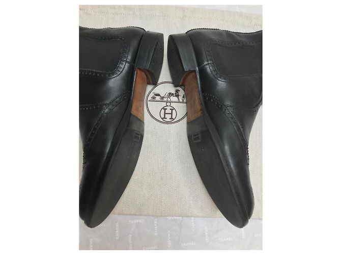 Hermès Stivaletti neri Brighton Nero - vista 7