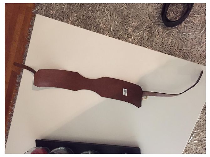 Dolce & Gabbana Gürtel Caramel Lammleder Größe M Karamell - Ansicht 3