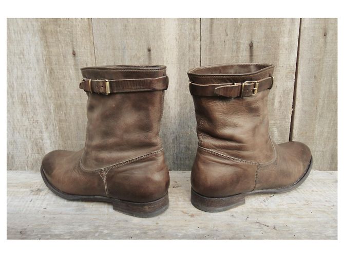 N.D.C. Made By Hand Botas n.D.do. Hecho a mano en cuero engrasado. Castaño - vista 6