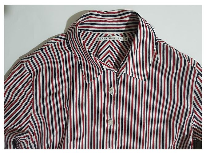 Camisa a rayas Tommy Hilfiger Algodón Elastano M Multicolor - vista 3