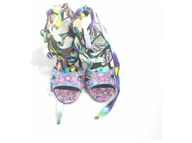 MSGM Multi Lace-Up Sandal - view 2