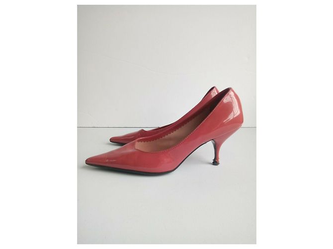 Miu Miu Stilettos aus rosa Lackleder Gr. 37 Pink - Ansicht 4