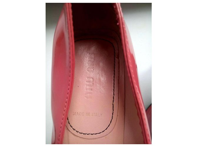 Miu Miu Stilettos aus rosa Lackleder Gr. 37 Pink - Ansicht 9