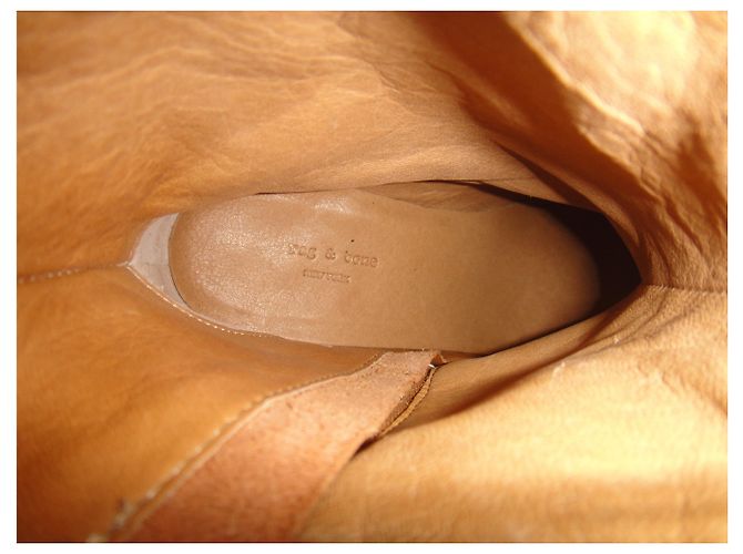 Rag & Bone Lederstiefel caramel Größe 36 Karamell - Ansicht 3