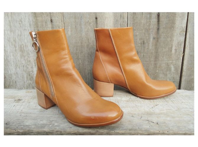 Rag & Bone Lederstiefel caramel Größe 36 Karamell - Ansicht 4