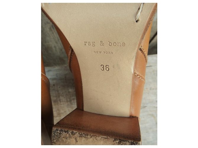 Rag & Bone Lederstiefel caramel Größe 36 Karamell - Ansicht 7