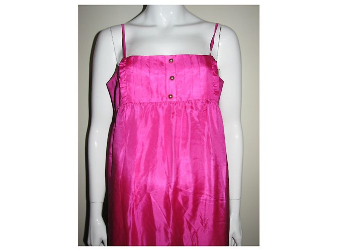 Alice by Temperley Vestido maxi seda lavanda Fucsia - vista 6