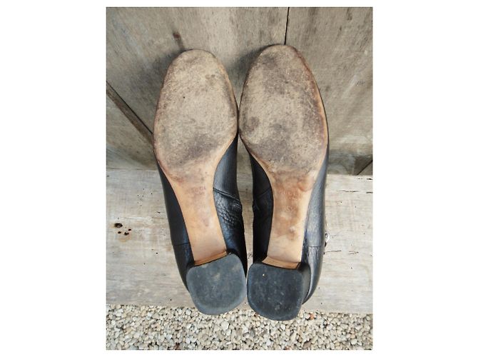Stivaletti Gucci in pelle nera Nero - vista 7