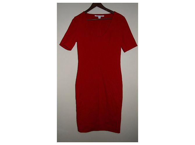 Diane Von Furstenberg Alegra Kleid Rot - Ansicht 6