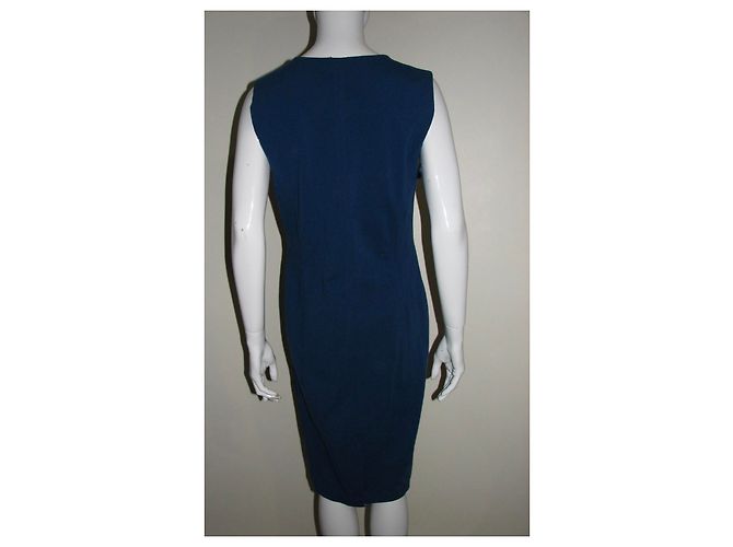 Diane Von Furstenberg Alexandria Midikleid Blau - Ansicht 4