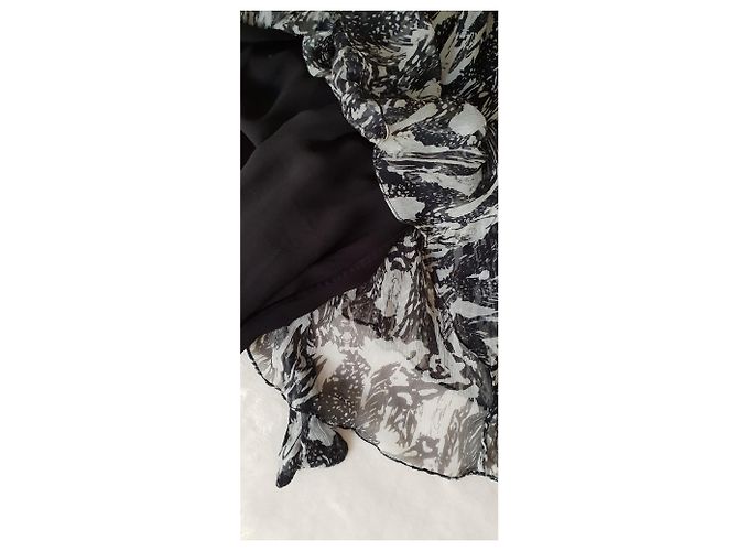 Iro Clash Kleid Zebra Print Viskose Zebra-druck - Ansicht 6