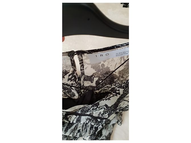 Iro Clash Kleid Zebra Print Viskose Zebra-druck - Ansicht 13