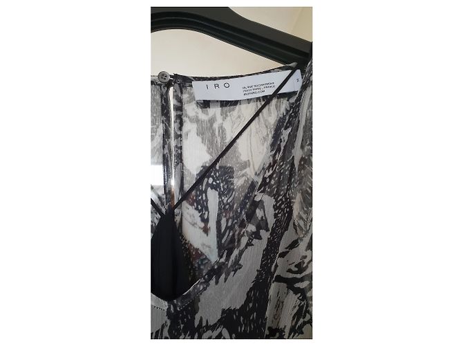 Iro Clash Kleid Zebra Print Viskose Zebra-druck - Ansicht 14