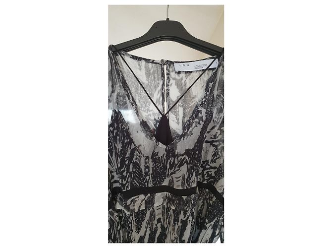 Iro Clash Kleid Zebra Print Viskose Zebra-druck - Ansicht 16