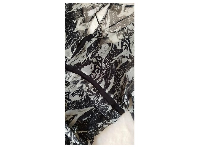 Iro Clash Kleid Zebra Print Viskose Zebra-druck - Ansicht 5