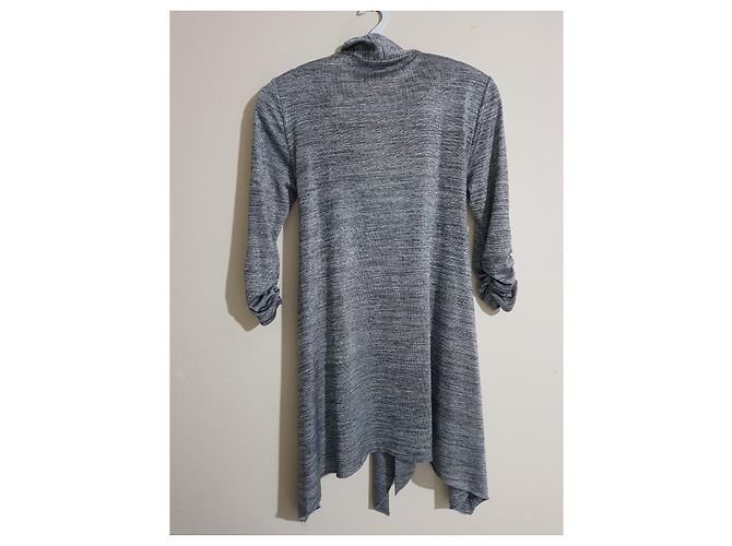 Joseph Ribkoff Wasserfall Cardigan Silber - Ansicht 2