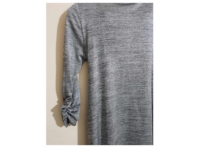 Joseph Ribkoff Wasserfall Cardigan Silber - Ansicht 3