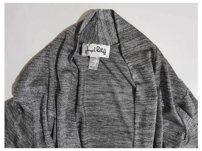 Joseph Ribkoff Wasserfall Cardigan Silber - Ansicht 4