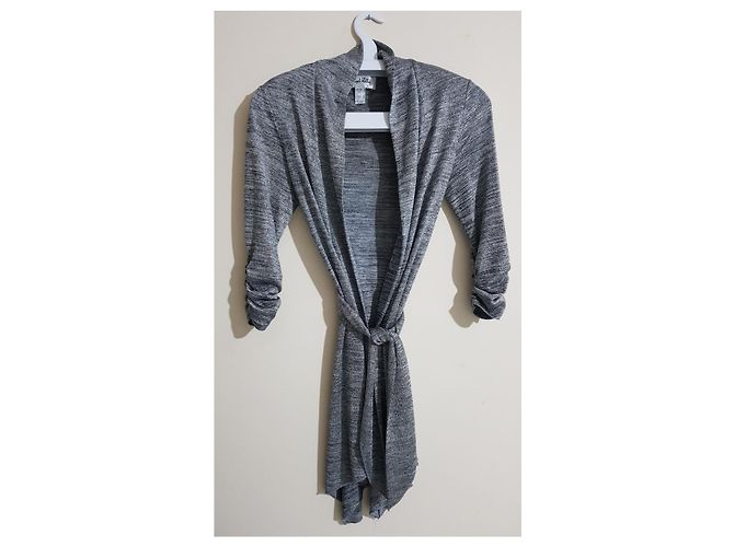 Joseph Ribkoff Wasserfall Cardigan Silber - Ansicht 5